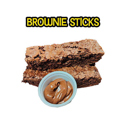 Brownie Sticks con Crema de Avellanas (6 unidades)