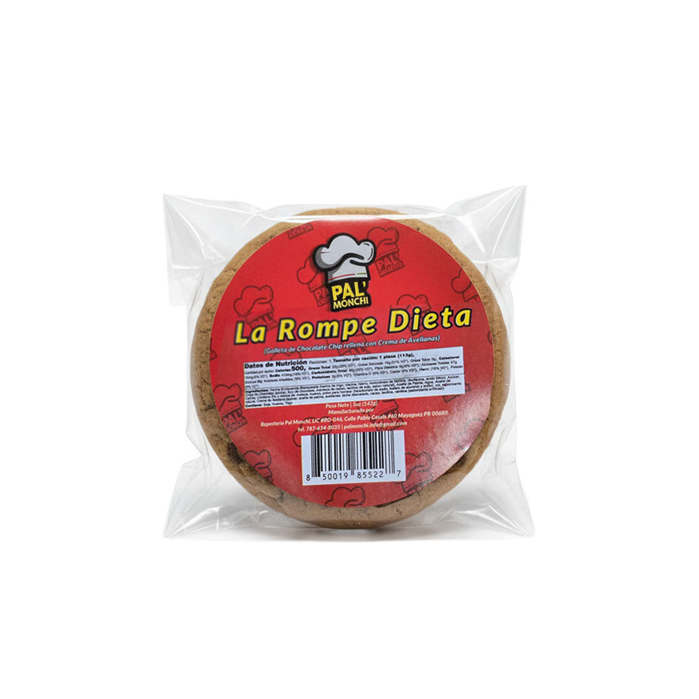 La Rompe Dieta (Sandwich de galleta rellena crema de avellanas)