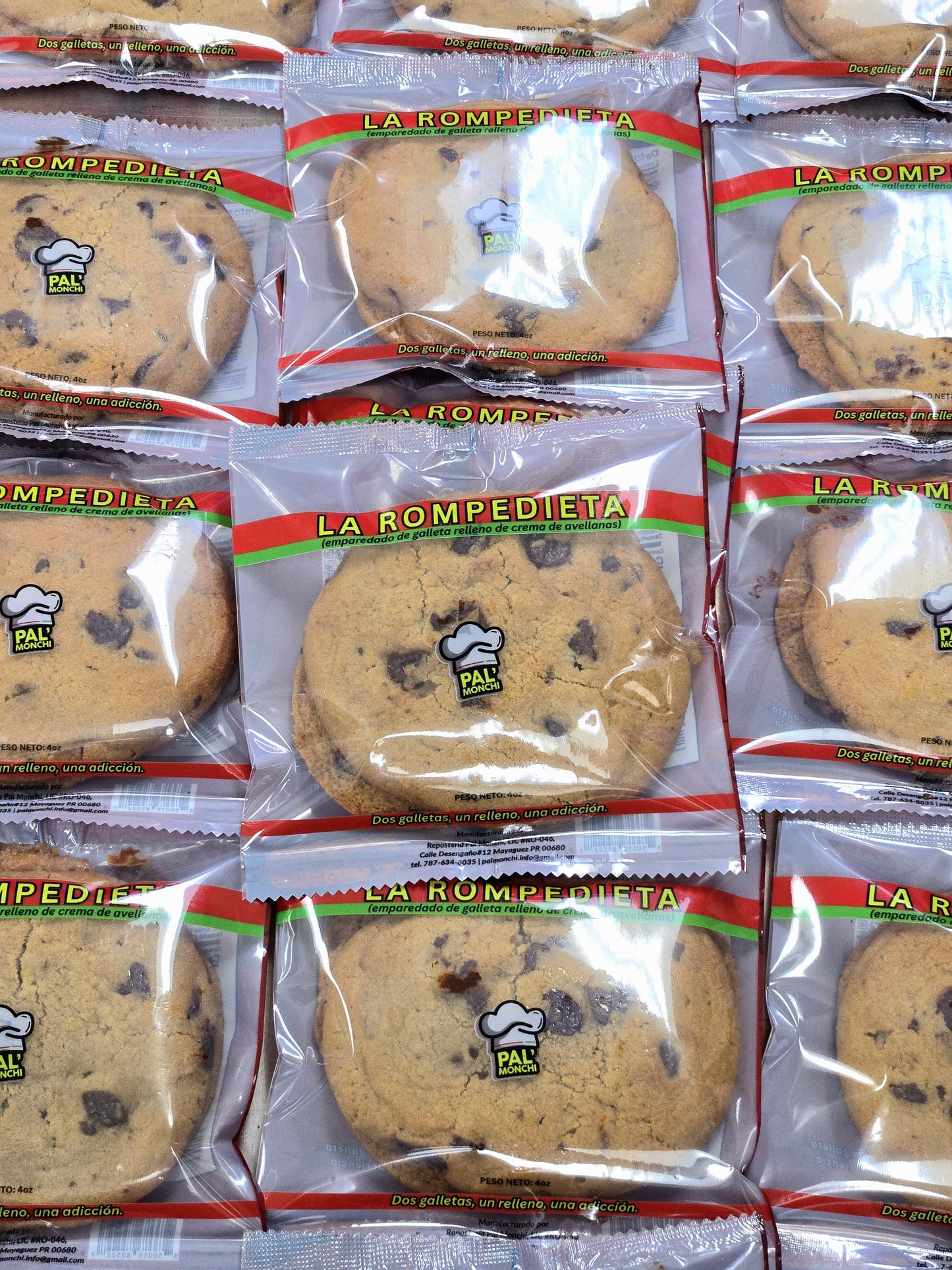 La Rompe Dieta (Sandwich de galleta rellena crema de avellanas)